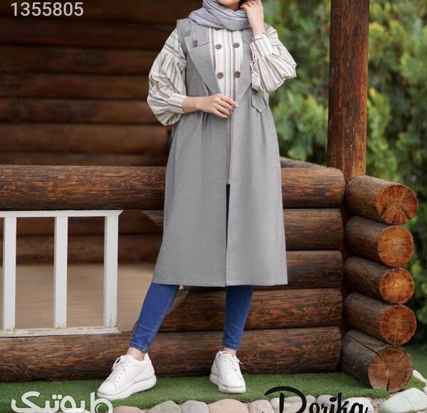 عکس مدل سارافون طوسی