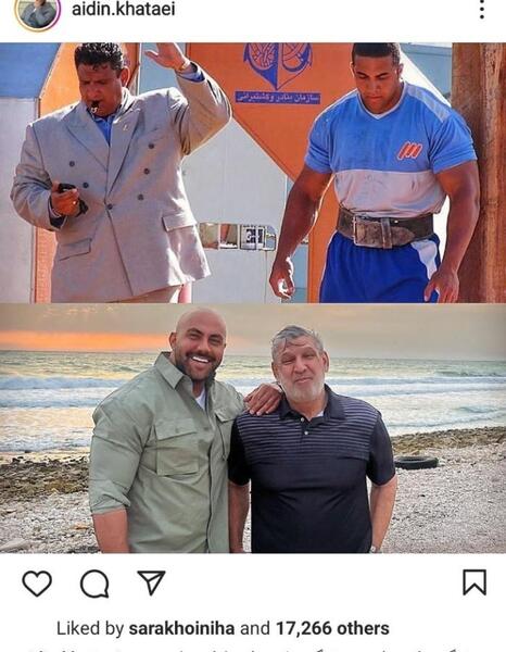 عکس مجری تهمتن