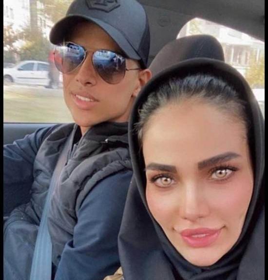 عکس مهدی قائدی همسرش