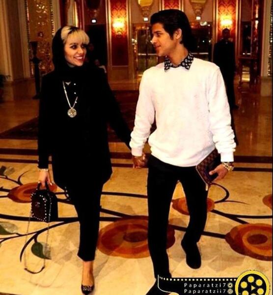 عکس مهدی قائدی همسرش
