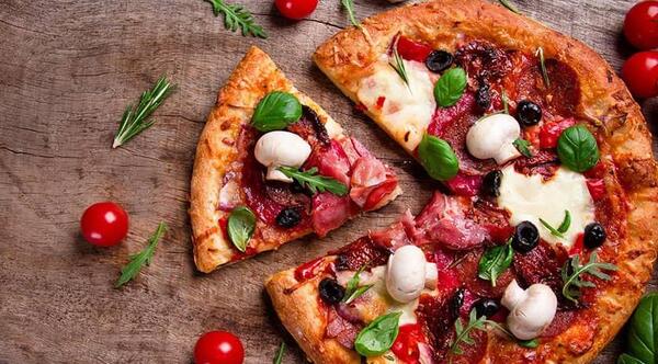 عکس غذای پیتزا