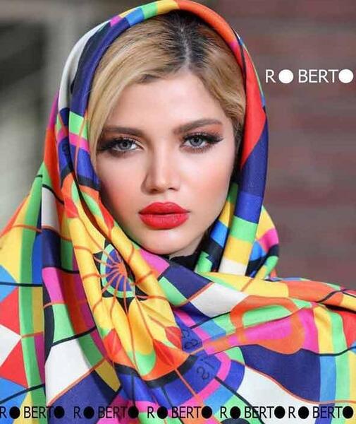 عکس روسری رنگ