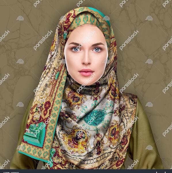 عکس روسری رنگ