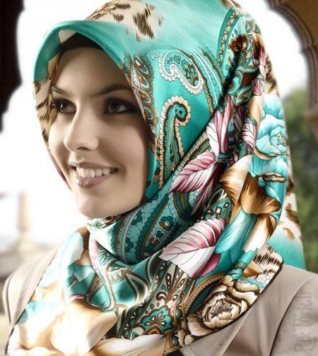 عکس روسری رنگ
