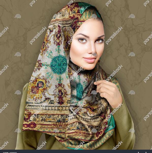 عکس روسری رنگ