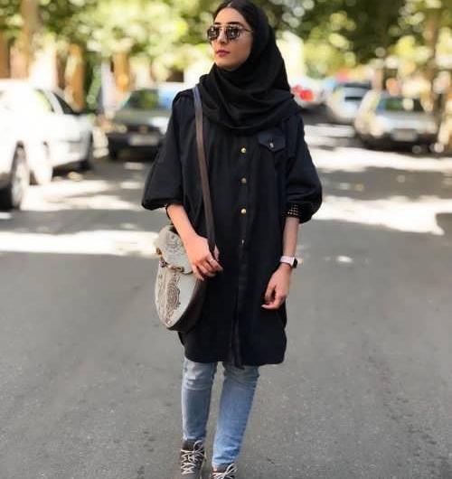 عکس دختر با مقنعه خوشگل