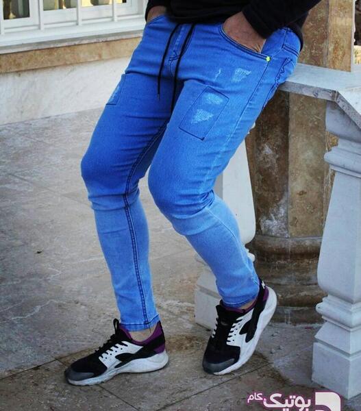 عکس شلوار آبی
