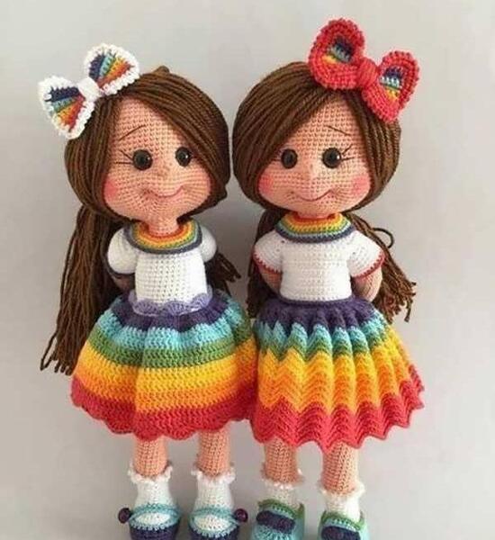عکس بافتنی عروسک