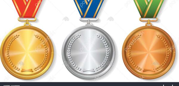 عکس مدال طلایی