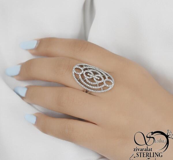 عکس انگشتر زنانه نقره