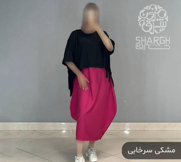 عکس مدل سارافون رویه دار