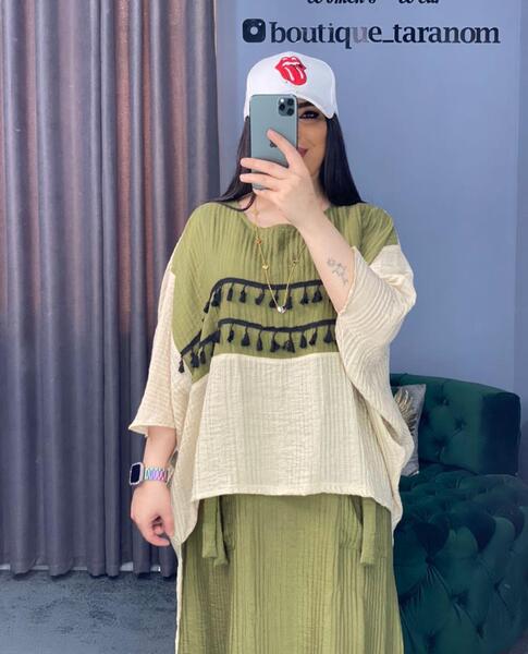 عکس مدل سارافون رویه دار