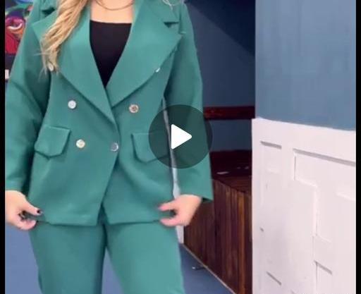 عکس کت شلوار طوسی زنانه