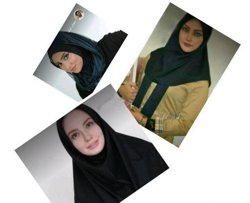 عکس مقنعه نخی