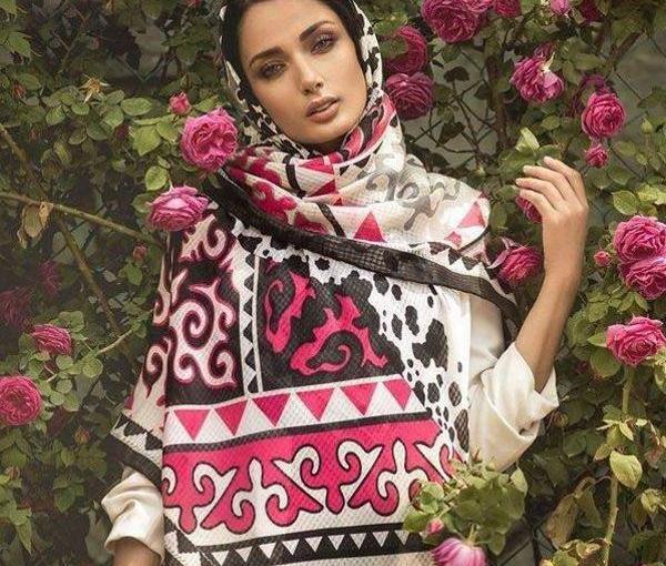 عکس روسری نخی قواره بزرگ