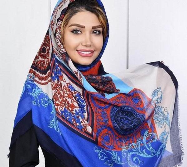عکس روسری نخی قواره بزرگ