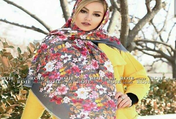 عکس روسری نخی قواره بزرگ
