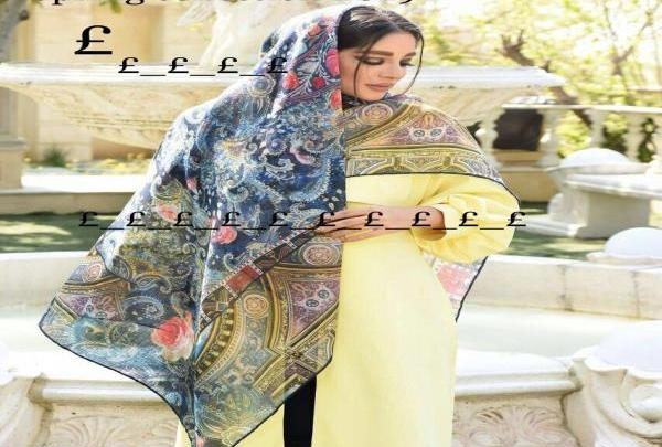 عکس روسری نخی قواره بزرگ