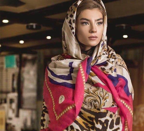 عکس روسری نخی قواره بزرگ
