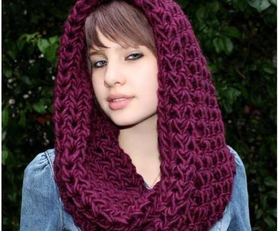 عکس شال گردن زنانه بافتنی
