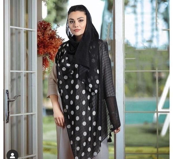 عکس شال خال خالی