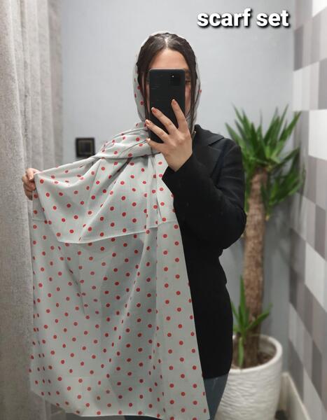 عکس شال خال خالی