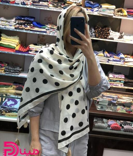 عکس شال خال خالی