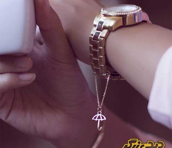 عکس آویز ساعت طلا