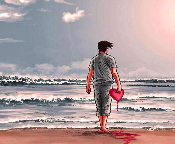 عکس پروفایل پسرانه عاشقانه غمگین