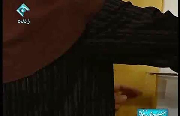 عکس آموزش دوخت مقنعه کرواتی خانم عمرانی