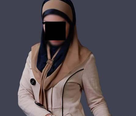 عکس آموزش دوخت مقنعه کرواتی خانم عمرانی
