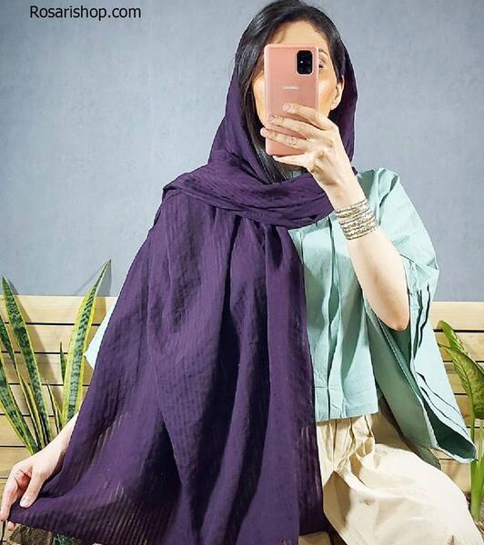 عکس شال رنگی ساده