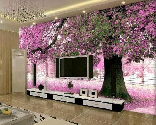 عکس کاغذ دیواری برای پشت تلویزیون