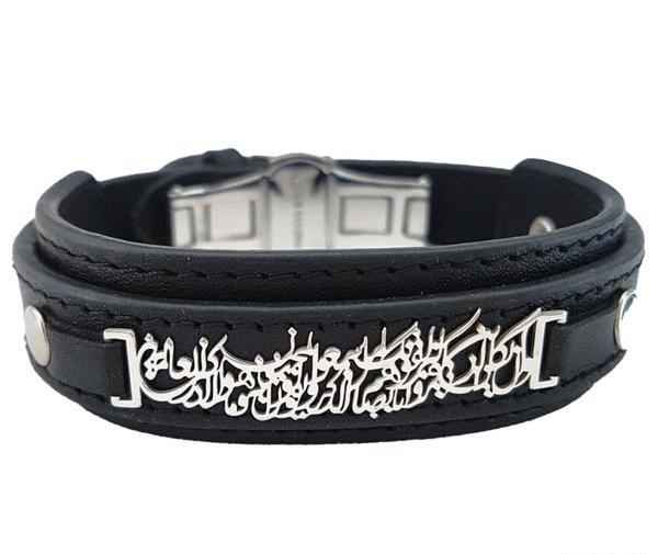 عکس دستبند نقره مردانه