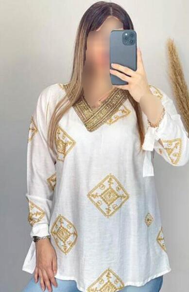 عکس شومیز خامه دوزی