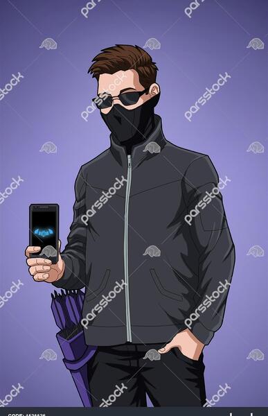 عکس پسرانه با ماسک