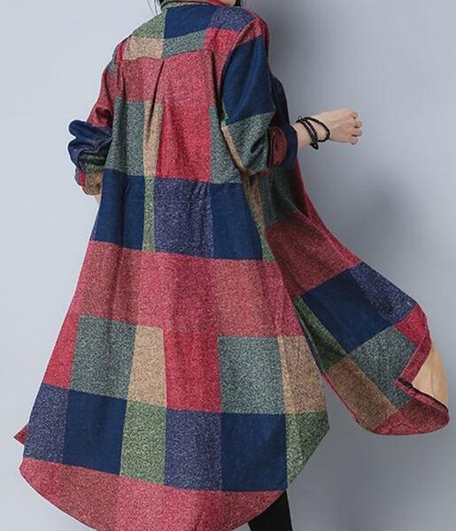 عکس پیراهن چهارخانه ای
