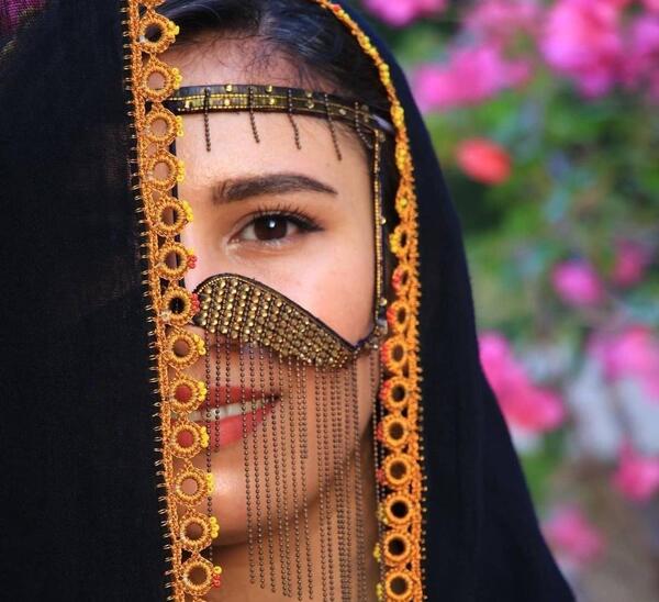 عکس روسری گلابتونی