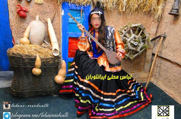 عکس لباس قاجاری بچه گانه