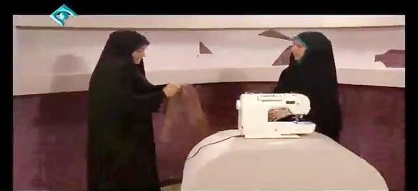عکس آموزش دوخت مقنعه روسری