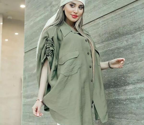 عکس لباس یقه مردانه