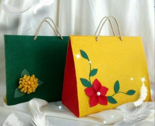 عکس کیف دستی نمدی