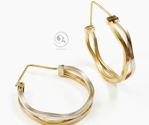عکس گوشواره طلا حلقه ای