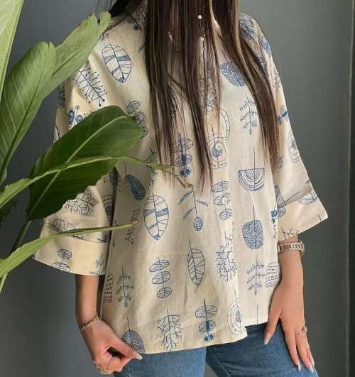 عکس شومیز کرمی