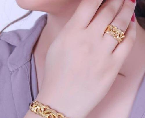 عکس انگشتر و دستبند ست