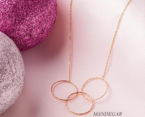 عکس گردنبند حلقه ای