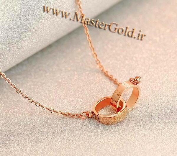 عکس گردنبند حلقه ای