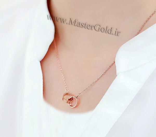 عکس گردنبند حلقه ای