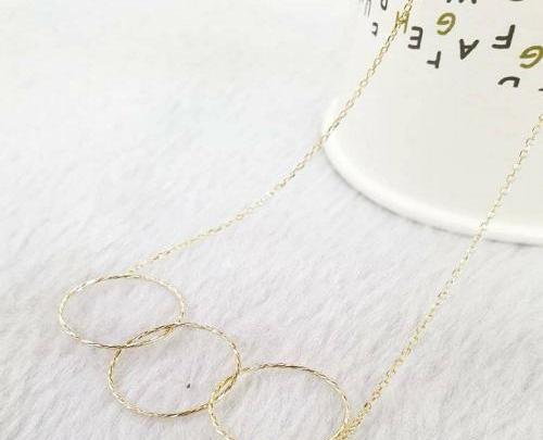 عکس گردنبند حلقه ای