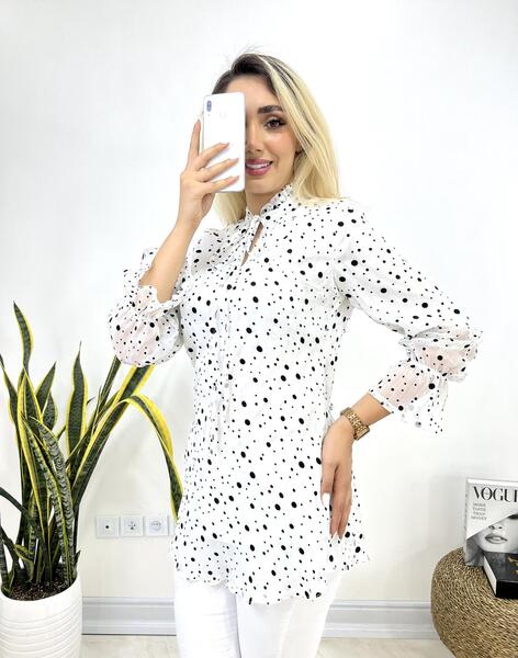 عکس شومیز توپ توپی